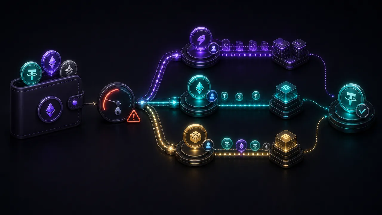 Generated MindSwap article banner for So tauschen Sie, ohne einen Gas-Token zu besitzen