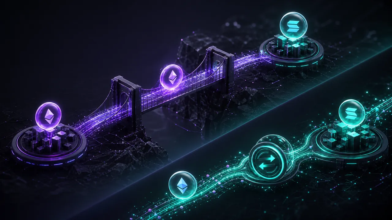 Cross-Chain-Swap vs. Bridge: Was ist der Unterschied?