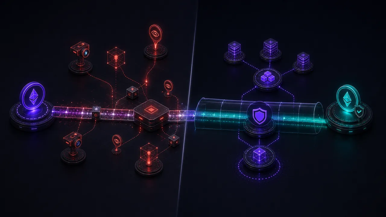 Private Routing vs. Standard-Onchain-Ausführung